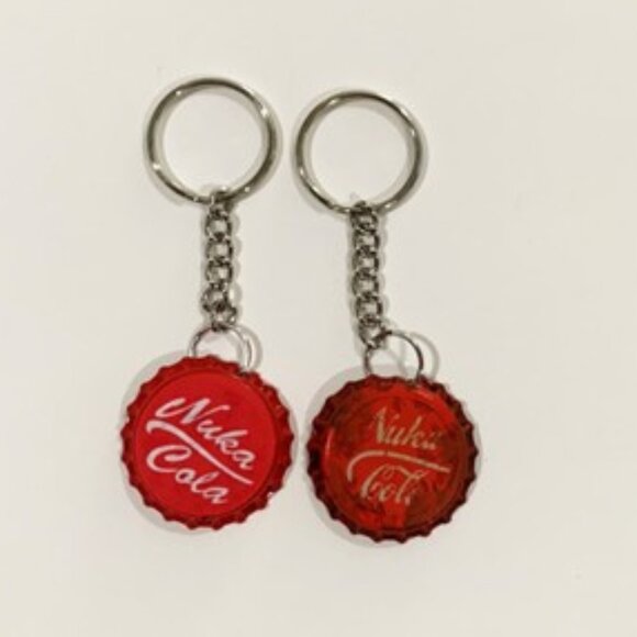 Fallout 4 Nuka Cola Cap Keychains - Pre & Post War Style - 3.5inch Keychains - Picture 3 of 11